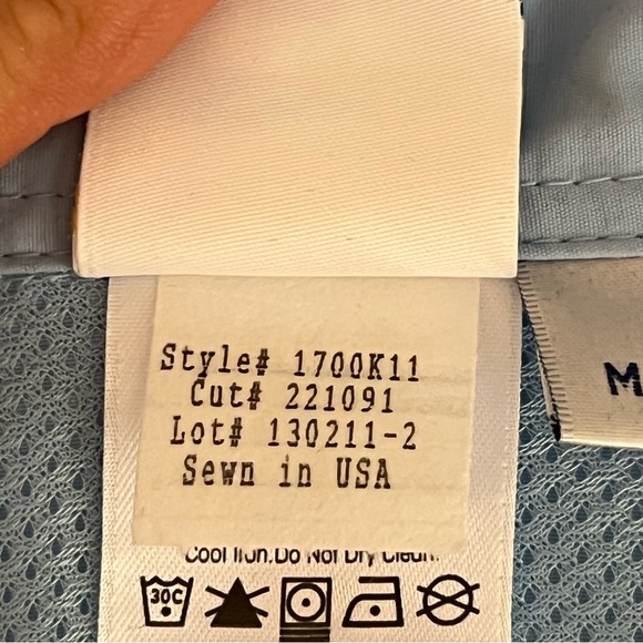 Solumbra Mens Safari Button Up Shirt Size M 100+Sun Protection Outdoors Fishing - Picture 7 of 7